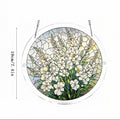 Colorful Stained Glass Style Puzzle Acrylic Suncatcher 6H7HLS181