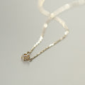 Diamond Pendant Choker Necklace - DippedShop Wholesale - #0019