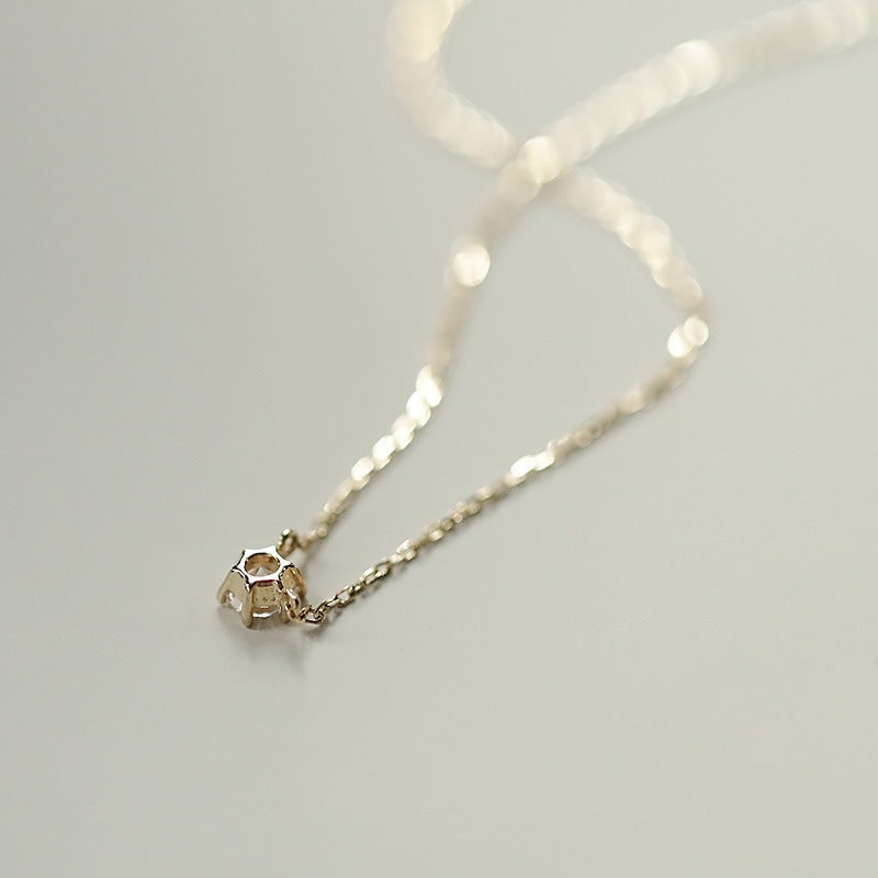 Diamond Pendant Choker Necklace - DippedShop Wholesale - #0019