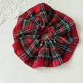 Plaid Studded Hair Scrunchie - DippedShop Wholesale - #7283
