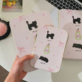 Vintage Bowknot Polka Dots Fold Makeup Mirror MK2PPFN6CT5MR45