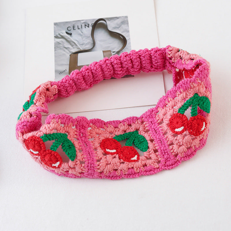 Floral Crochet Headwrap - DippedShop Wholesale - #8739