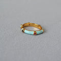 Boho Enamel Zircon Open Ring - DippedShop Wholesale - #1155