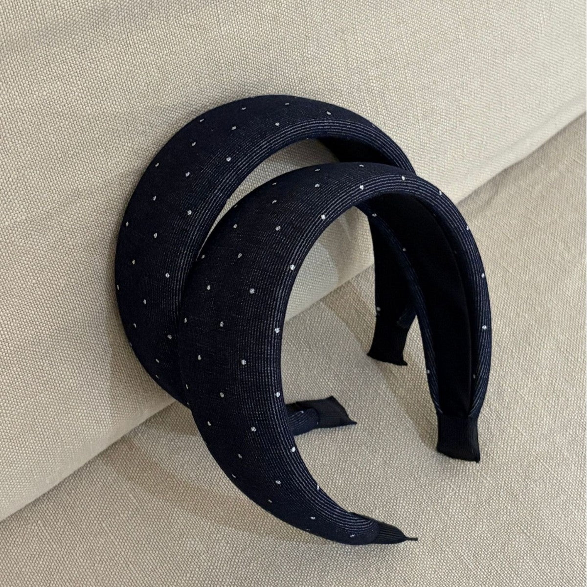 Denim Padded Wide Headband - DippedShop Wholesale - #9955