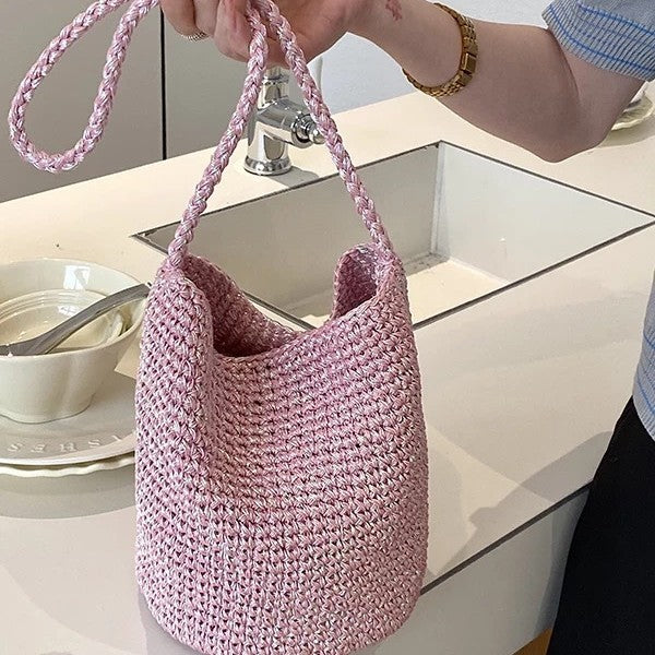 Hand-Woven Shoulder Bag - DippedShop Wholesale - #1491