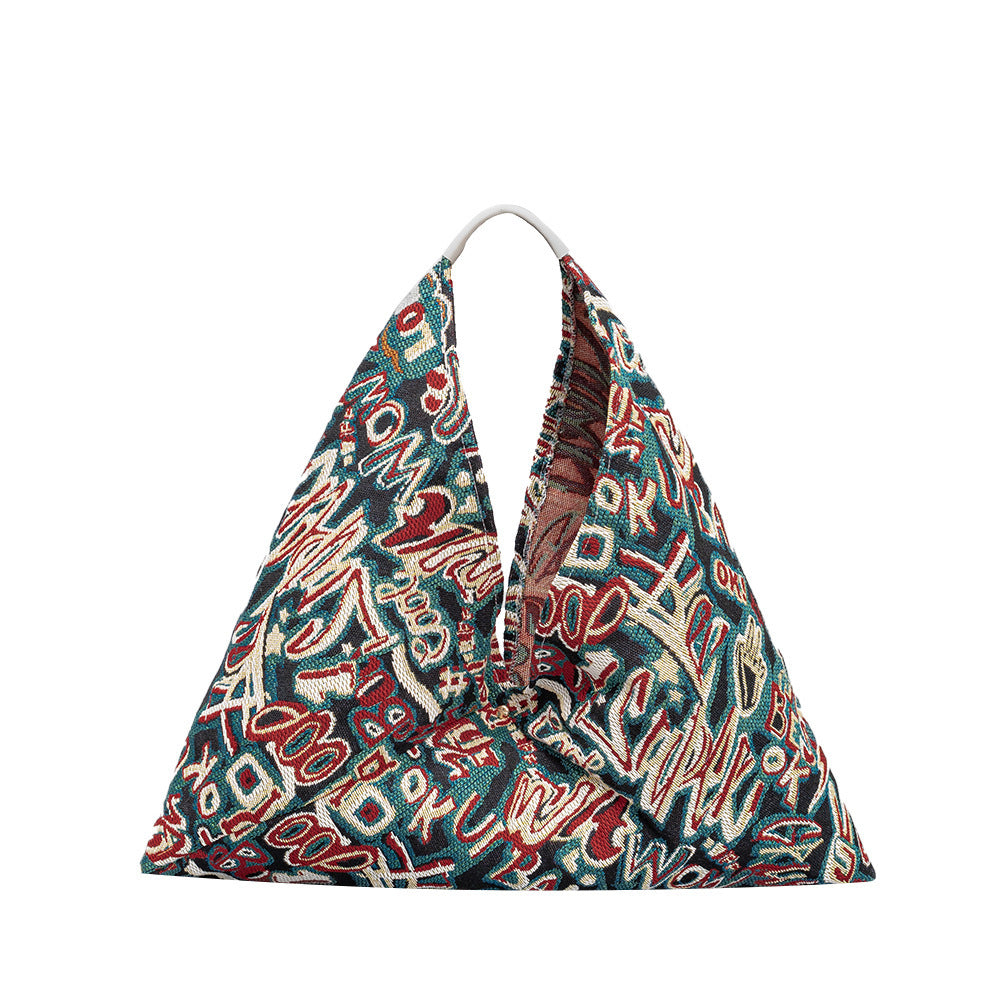 Print Daily Triangle Handbag DPFB0604
