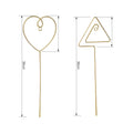 Minimalist Gold Metal Plant Trellis 6H7HLS226