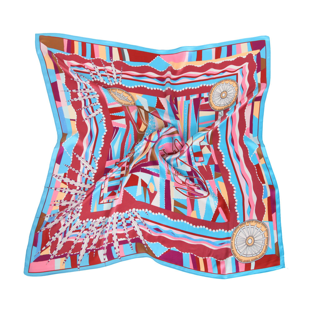 Cashew Print Silk Scarf - DippedShop Wholesale - #2739
