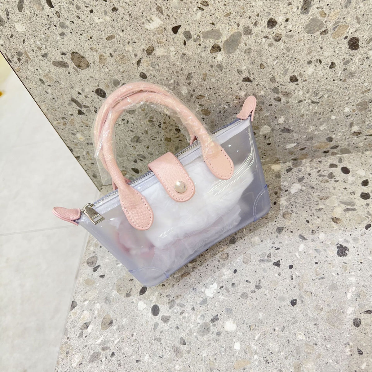 Casual Clear Jelly Dumpling Crossbody Bag 6W10BBG2118