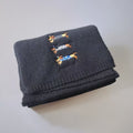 Cute Dachshund Embroidery Warm Knit Scarf 6W6NSC131