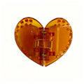 Stylish Heart No Snag Magnetic Hair Clip 6W6HCP1257