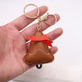 Cute 3D Leather Bell Keychain Bag Charm 6W10BBC704