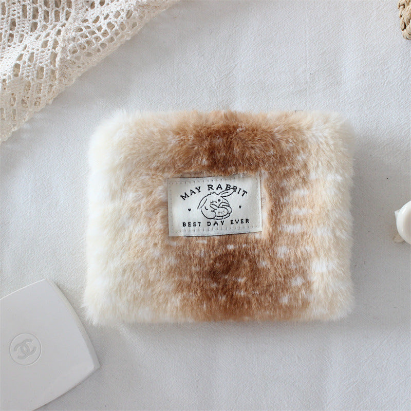 Plush Portable Cosmetic Bag - DippedShop Wholesale - #0115