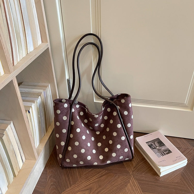 Large Polka Dot Tote Bag - DippedShop Wholesale - #2547