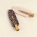 Leopard Print Hair Clip - DippedShop Wholesale - #8051