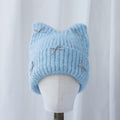 Cute Cat Ear Bowknot Knit Beanie 6W6HAT704