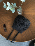 Stylish Solid Color Hollow Handmade Underarm Bag 8CW6BBG527L