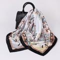 Vintage Paisley Print Large Square Scarf MK2BW6W6NSI32