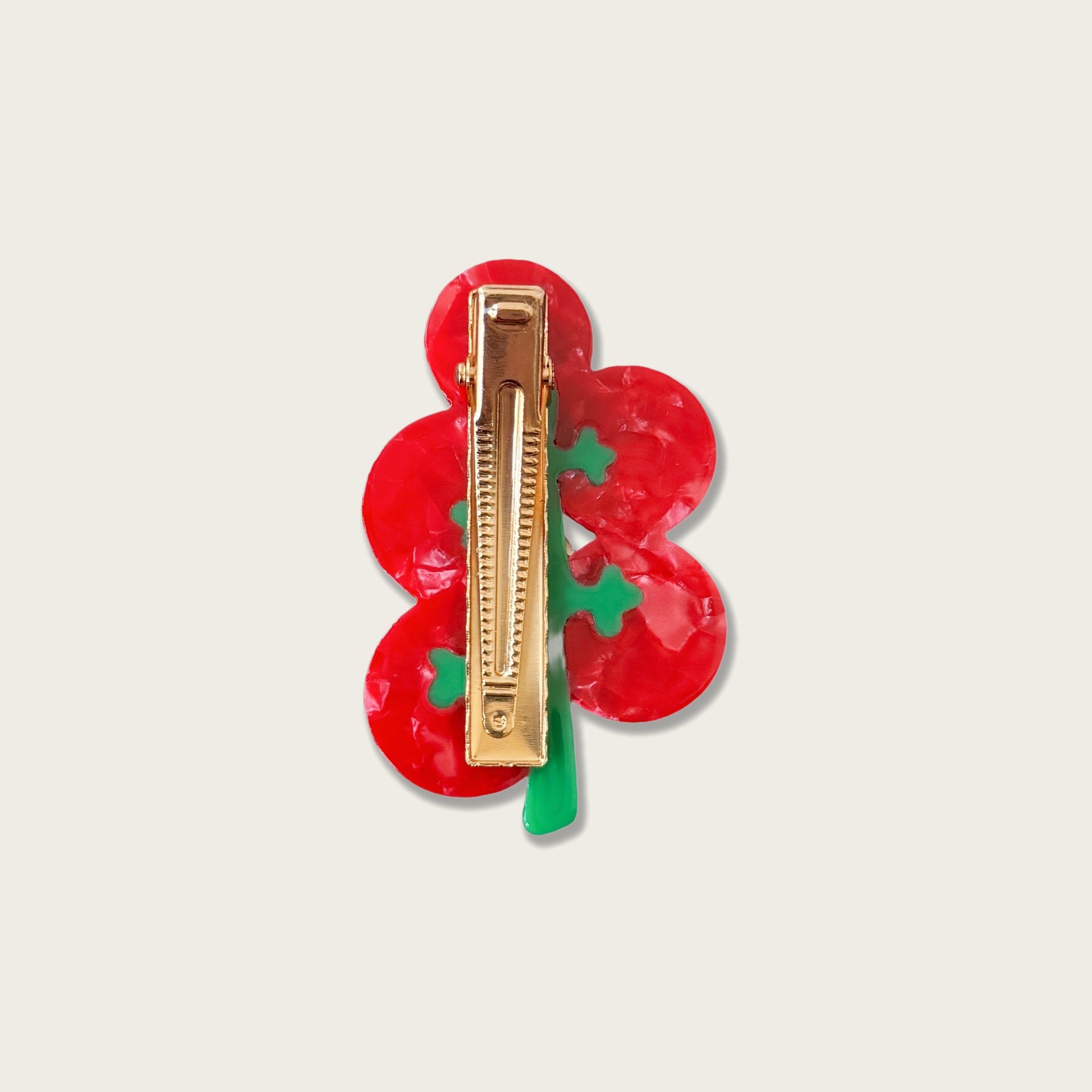 Sweet Cheery Tomato No Crease Duckbill Hair Clip 8AS6HCP335T