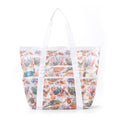 Simple Letter Print  Large Capacity Mesh Shoulder Bag 8BW6BOB89T
