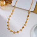 Simple Gold Plated Starfish Shell Waist Chain 8ZA6JBC106L