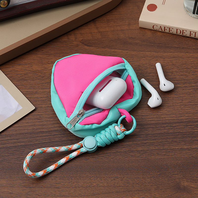 Colorful Heart-Shaped Mini Pouch Bag Charm 6W10BBC749