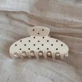 Cute Rhinestone Polka Dots No Slip Hair Claw 8AS6HCP283L