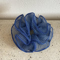 Plaid Polka Dot Mesh Fluffy Hair Scrunchie MK2BLW6W6HSR35