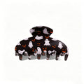 Quirky Halloween Ghost Pumpkin Hair Claw 6W6HCP1324