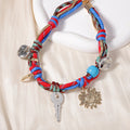 Stylish Rope Braided Key Pendant Necklace 6W6JNC624