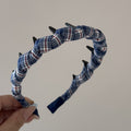 Vintage Plaid Print Weave Non-slip Headband 6W6HBD404