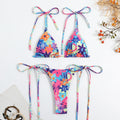 Leopard Print String Swimsuit - DippedShop Wholesale - #5459