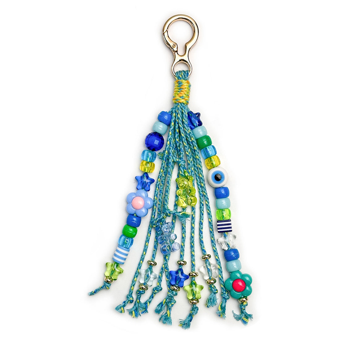 Beaded Rope Keychain Charm - DippedShop Wholesale - #9747