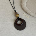 Boho Style Handmade Geometric Beaded Necklace 6W6JNC383L