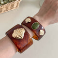 Vinatge Shell Bead Geometric W - DippedShop Wholesale - #6035