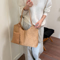 Retro Leopard Print Shopping Tote Bag 6W10BBG2483