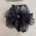 Sheer Fluffy Rhinestone Starry Mesh Hair Scrunchie MK2BLW6W6HSR22