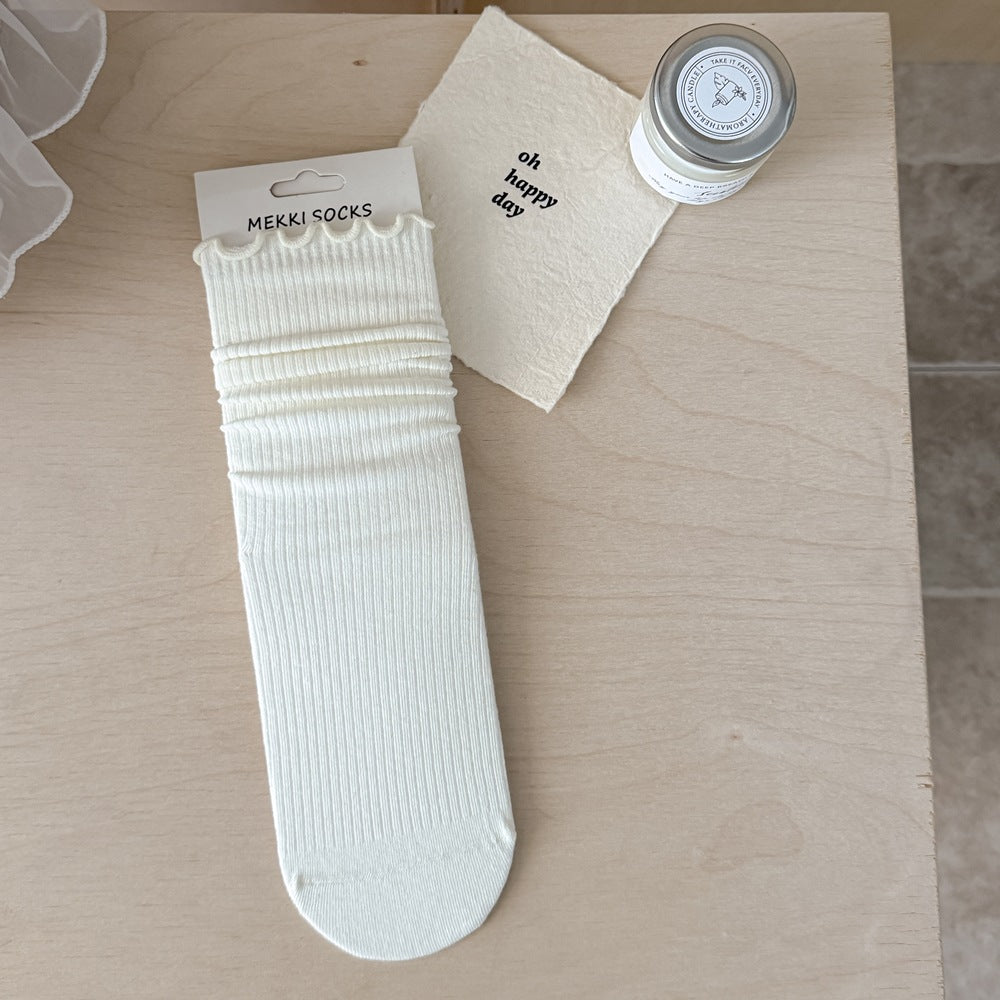 Ruffled Daily Socks - DippedShop Wholesale - #2611