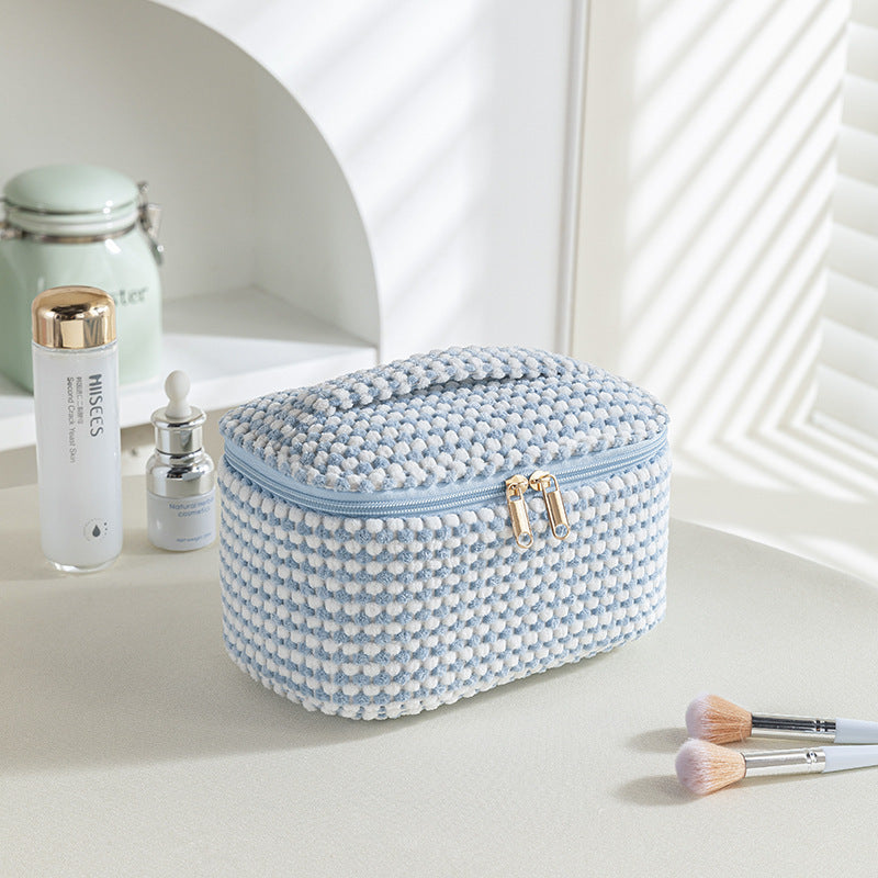 Velvet Travel Makeup Bag - DippedShop Wholesale - #9027
