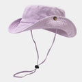 Simple Washed Outdoor Foldable Safari Boonie Hat 8BK6HAT170T