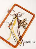 Leopard Star Keychain Charm - DippedShop Wholesale - #8771