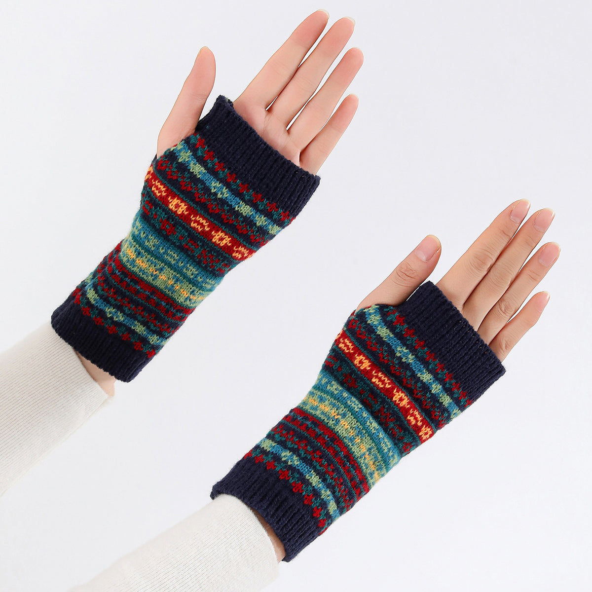 Knit Fingerless Arm Warmers - DippedShop Wholesale - #6931