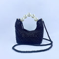 Handmade Pearl Beaded Evening Purse - DippedShop Wholesale - #7155