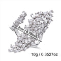 Butterfly Rhinestone Open Ring - DippedShop Wholesale - #8563