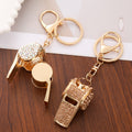Rhinestone Whistle Keychain - DippedShop Wholesale - #8339