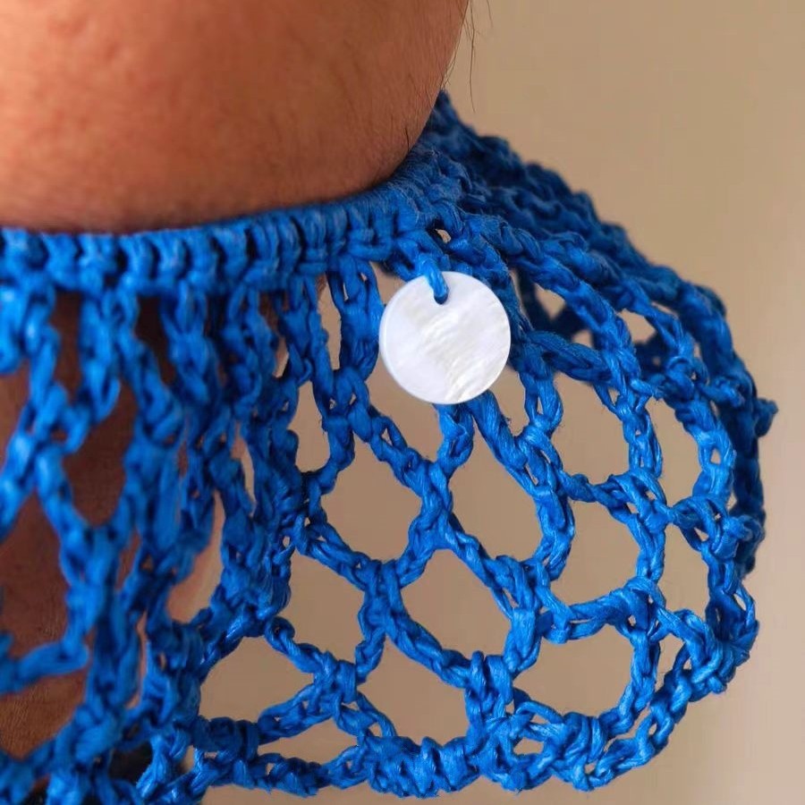 Straw Hair Scrunchie - DippedShop Wholesale - #2771