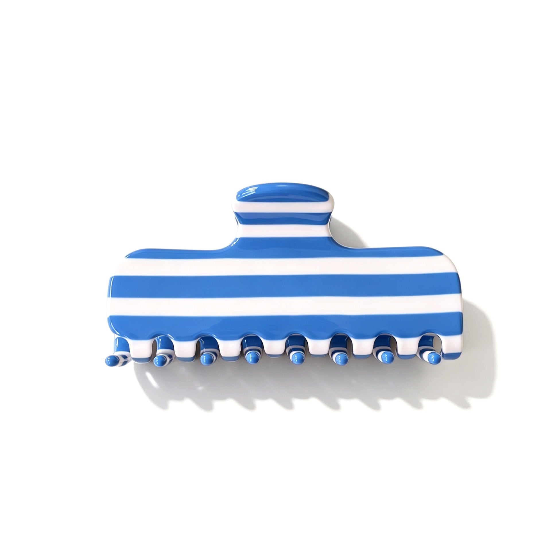 Fresh Striped Color Block Acetate Hair Claw 8AS6HCP324T