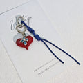 Heart Pendant Bag Charm - DippedShop Wholesale - #4771