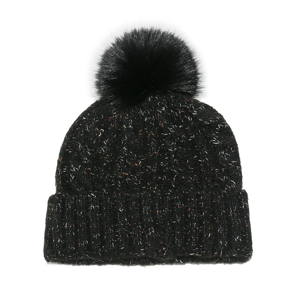 Cute Plush Pom-Pom Warm Knit Beanie Hat 6W6HAT633