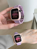 Creative Solid Color Donut Silicone Watch Band 6W6JWA150